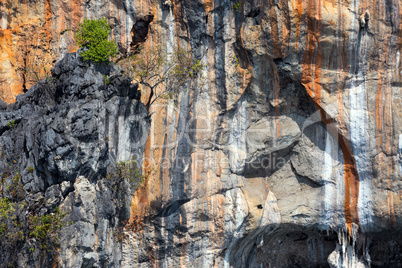 huge limestone cliffs