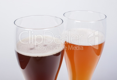 Two glasses of German beer