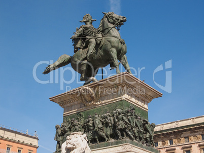 Vittorio Emanuele II monument in Milan