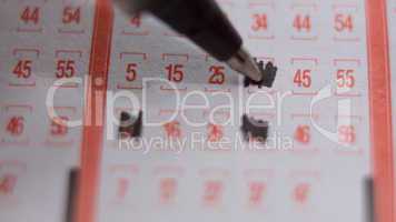 Lottery Ticket Lucky Numbers Macro