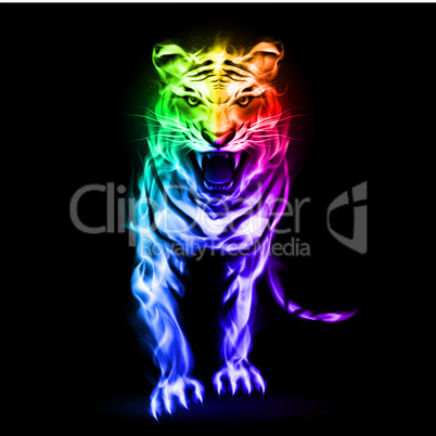 Spectrum fire tiger