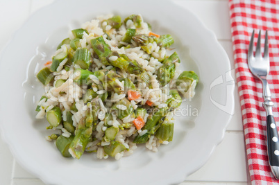 Spargel Risotto