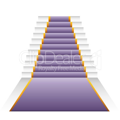 Violet elegant stairs