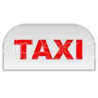 White taxi icon