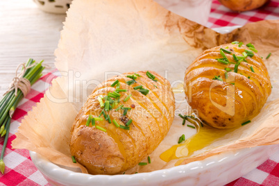 hasselback potato