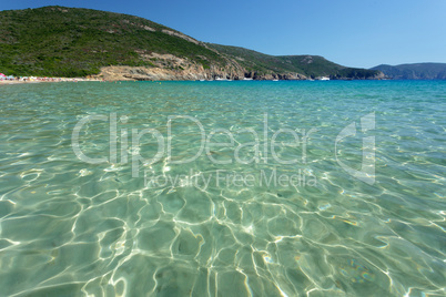 clear mediterranean water