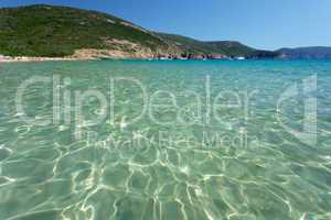 clear mediterranean water