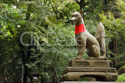 Inari Fox statue