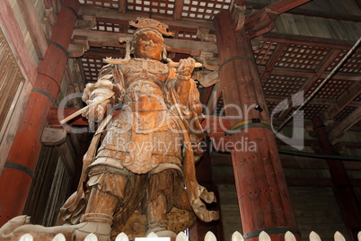 Koumokuten demon statue