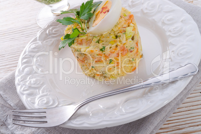 polish vegetable salad