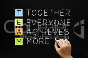 team together everyone achieves more