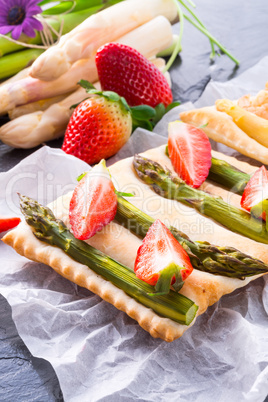 asparagus tarte