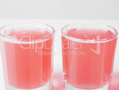 Pink grapefruit saft