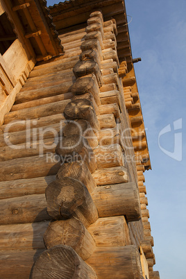 wall of a medieval tower