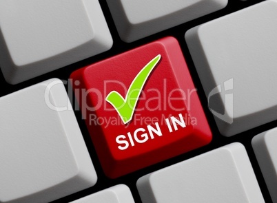 Sign in online
