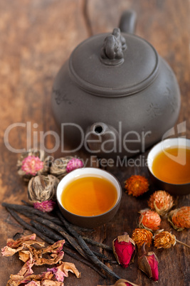 Chinese style herbal floral tea