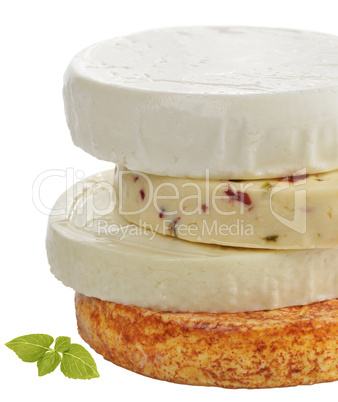 cheese isolated on white background