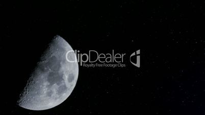 half moon w stars time lapse 11340