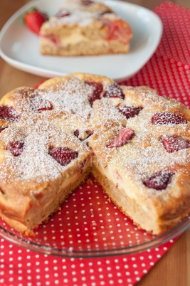 Erdbeerkuchen