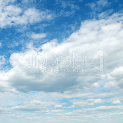 white fluffy clouds