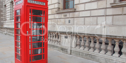 London telephone box