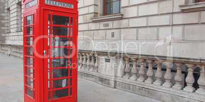 London telephone box