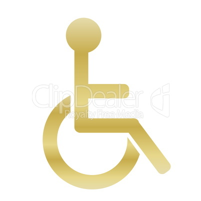 Golden handicap icon