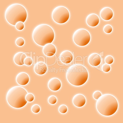 Orange bubbles