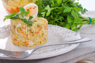 polish vegetable salad