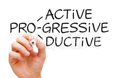 proactive progressive productive
