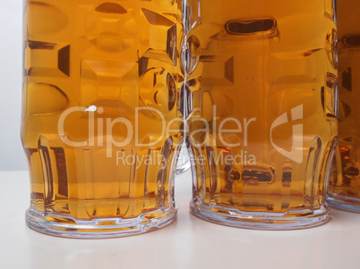 Lager beer glass