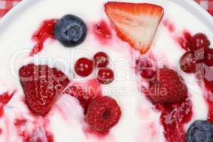 früchte joghurt zum frühstück
