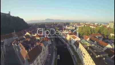 Panoramic view on Ljubljana