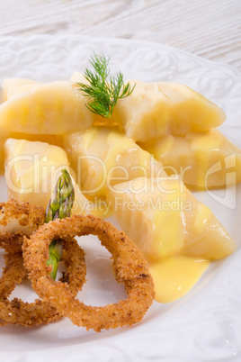 onion ring white potato dumpling