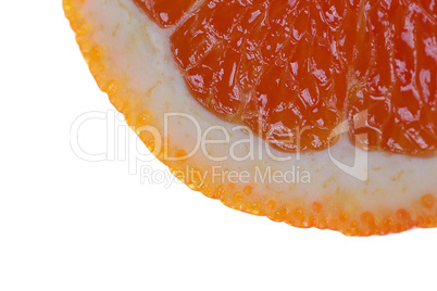 part of slice of orange