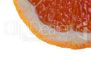 part of slice of orange