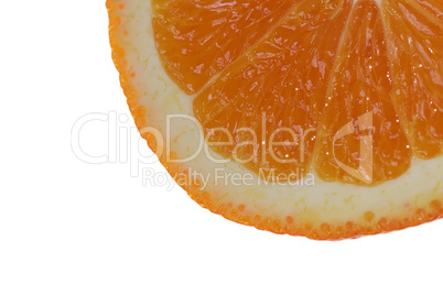 part of an orange slice