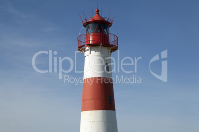 Leuchtturm Ostfeuer bei List auf Sylt, Deutschland