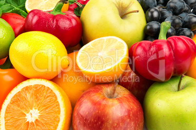 fresh fruits and vegetables