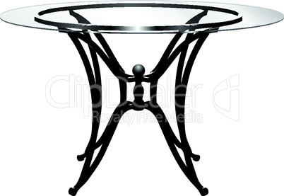 glass table