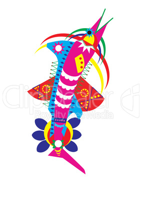 Decorated fish