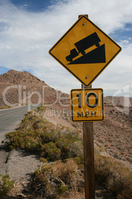 Drive slow sign
