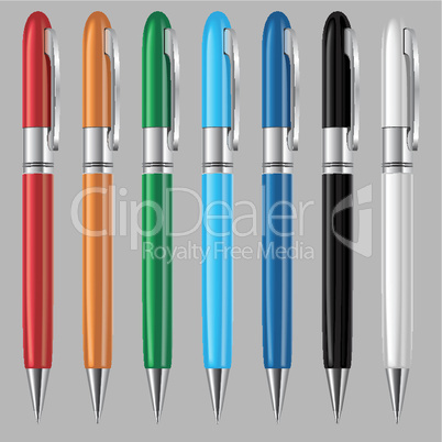 Set of pens