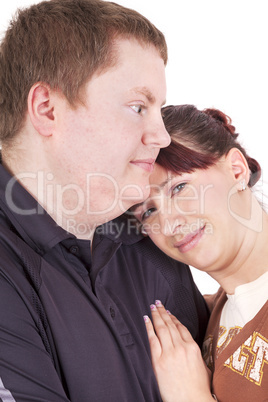 man and woman as a happy couple