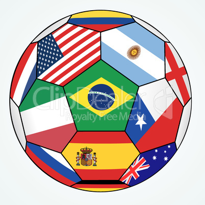 ball with flags