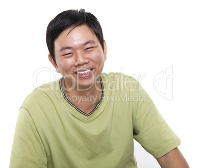 asian male laughing