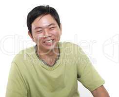 asian male laughing