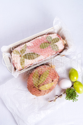 Baked pork - preparation