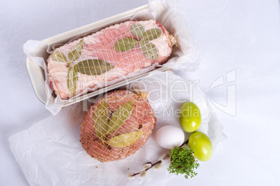 Baked pork - preparation