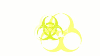 Pulsing Biohazard Symbol